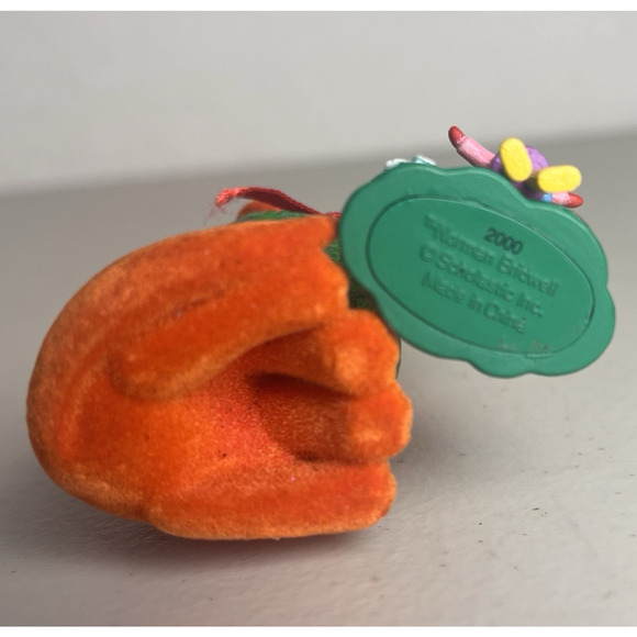 Vintage CLIFFORD The Big Red Dog Fuzzy Christmas Ornament Norman Bridwell 2000 - Picture 6 of 10